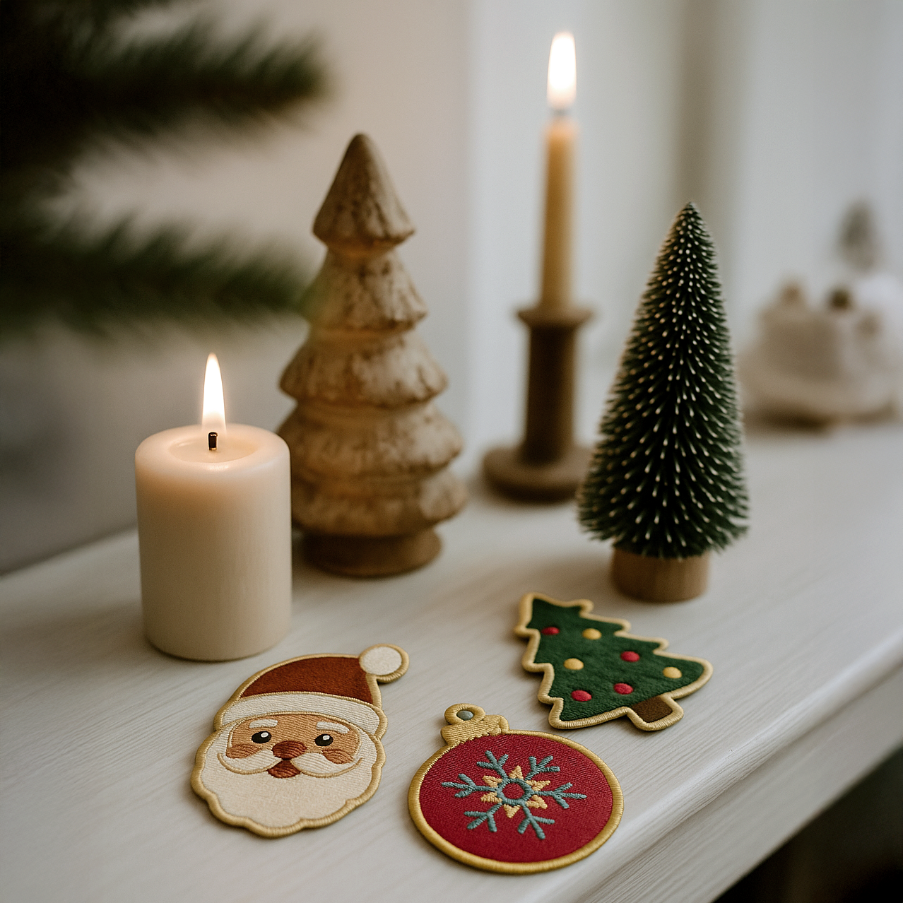 Nooee Pet Holiday Patch Set – Halloween & Winter Festive Decorative Patches