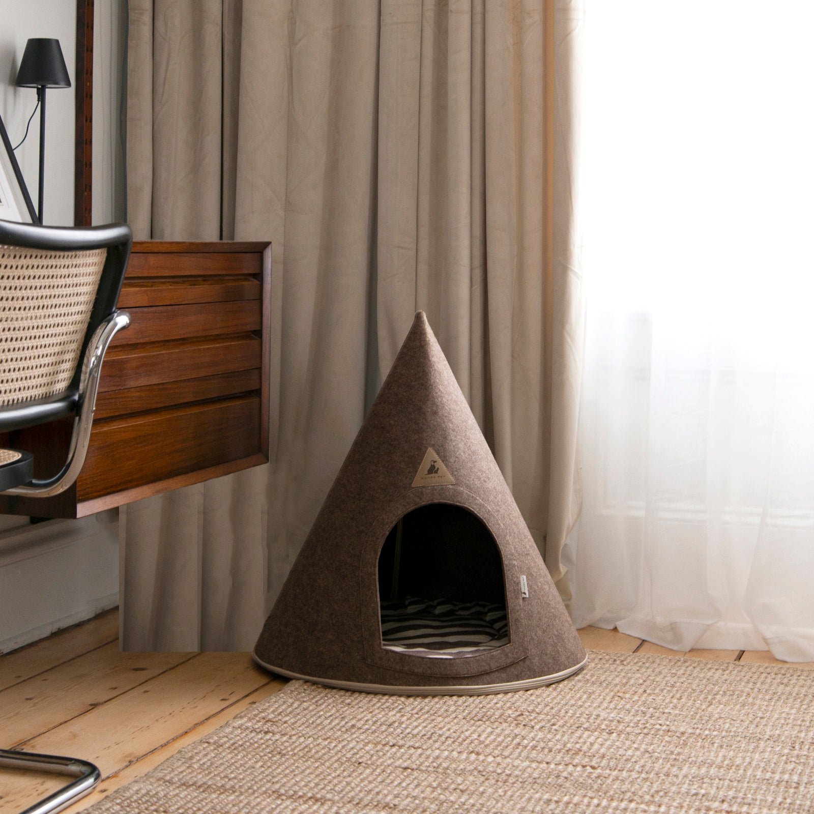 Nooee Pet Cave Molly (XL) – Cream