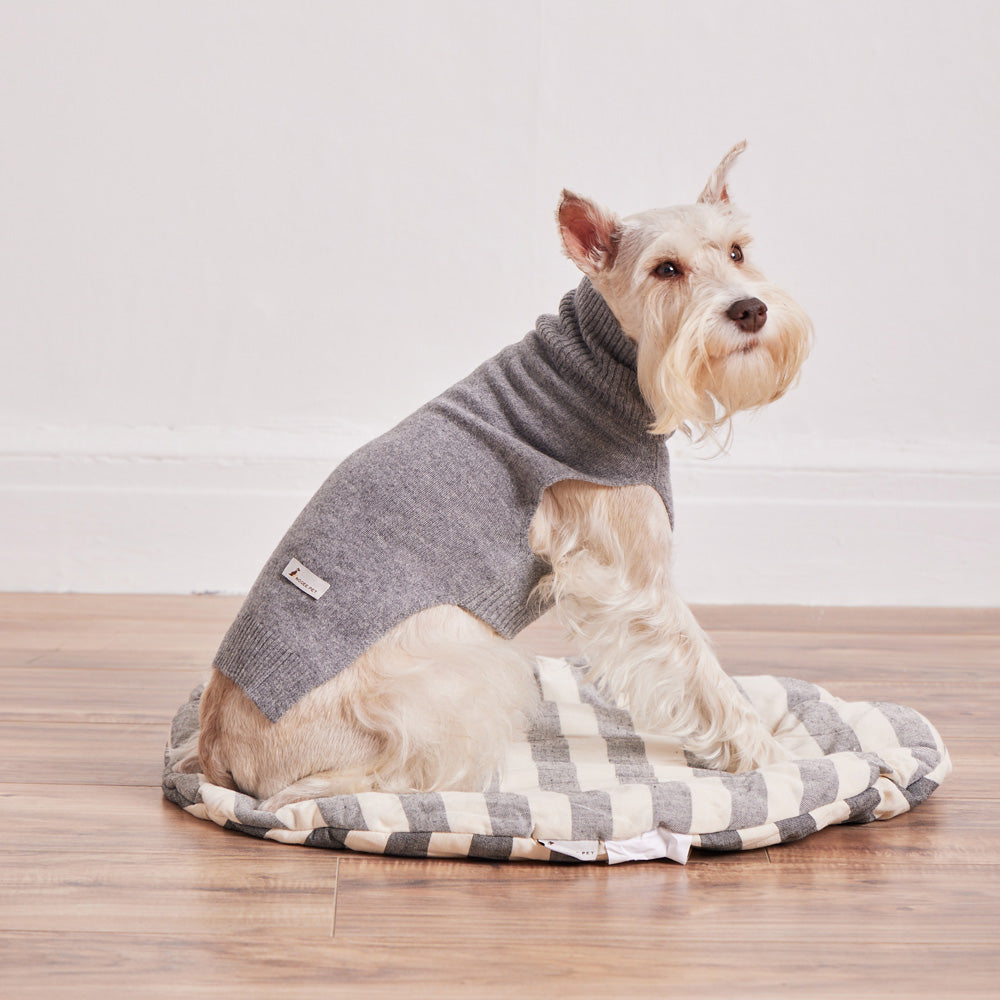 Nooee Pet Cashmere Dog Sweater – Gray
