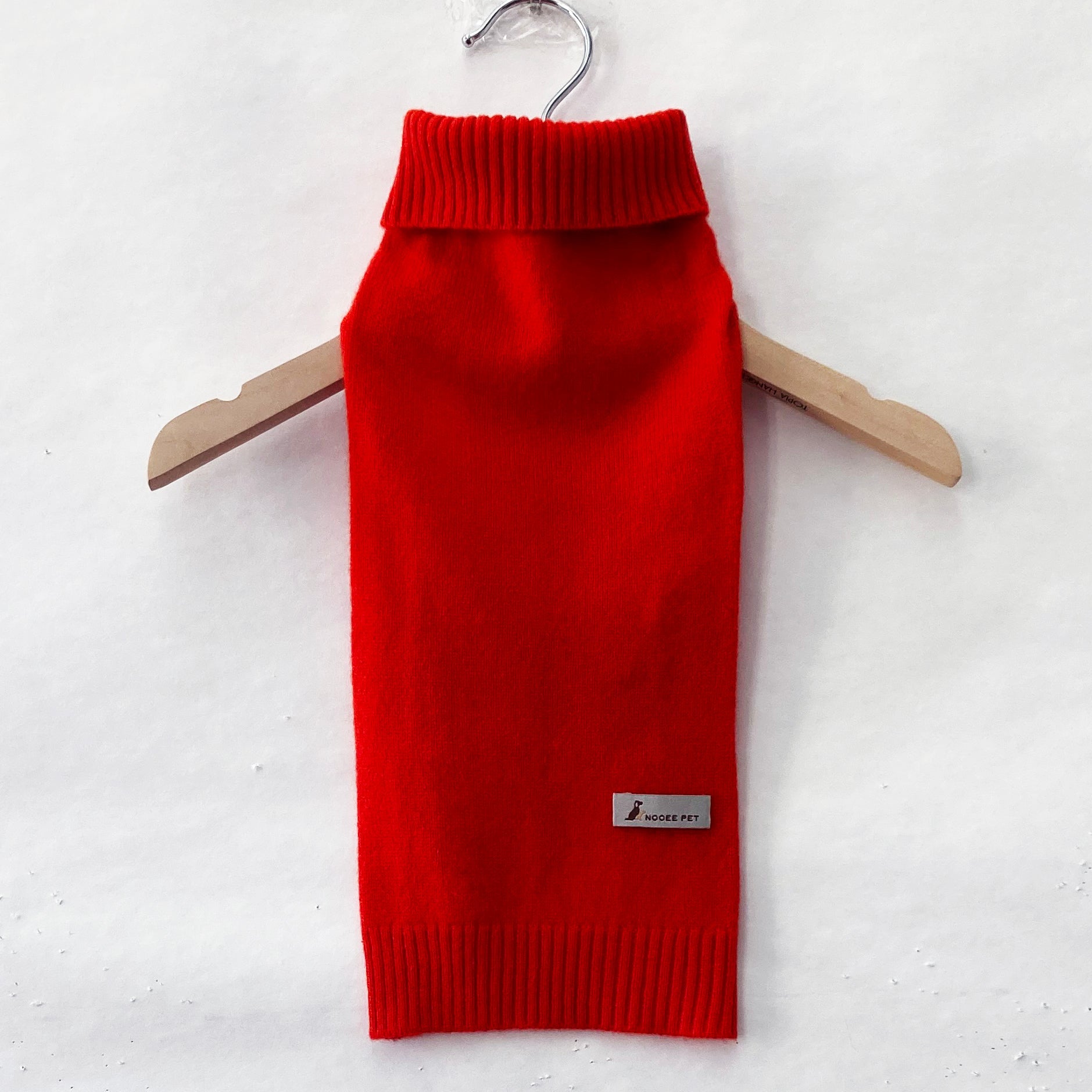 Nooee Pet Cashmere Dog Sweater – Red
