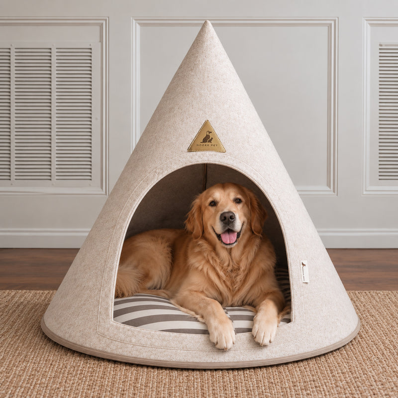 Nooee Pet Cave Cooper (3XL) – Cream