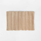 Flat-lay of Nooee Pet Jack Mat showing the plush beige sherpa side, designed for warmth and comfort.