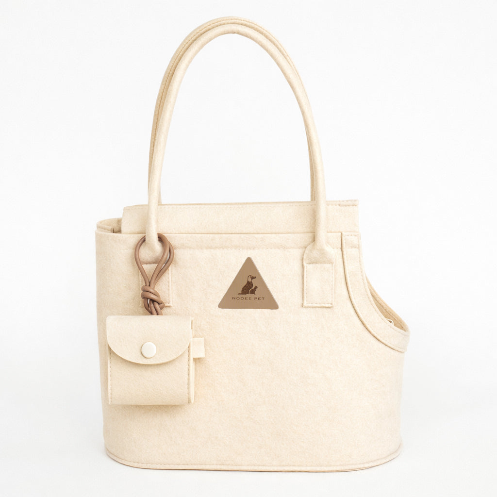Nooee Pet Ash Felt Dog Carrier