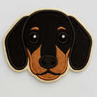 Nooee Pet Dog & Cat Face Patch – Embroidered Self-Adhesive Patch