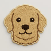 Nooee Pet Dog & Cat Face Patch – Embroidered Self-Adhesive Patch