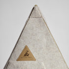 Rear view of the Nooee Pet Teepee Bailey showing vertical zipper