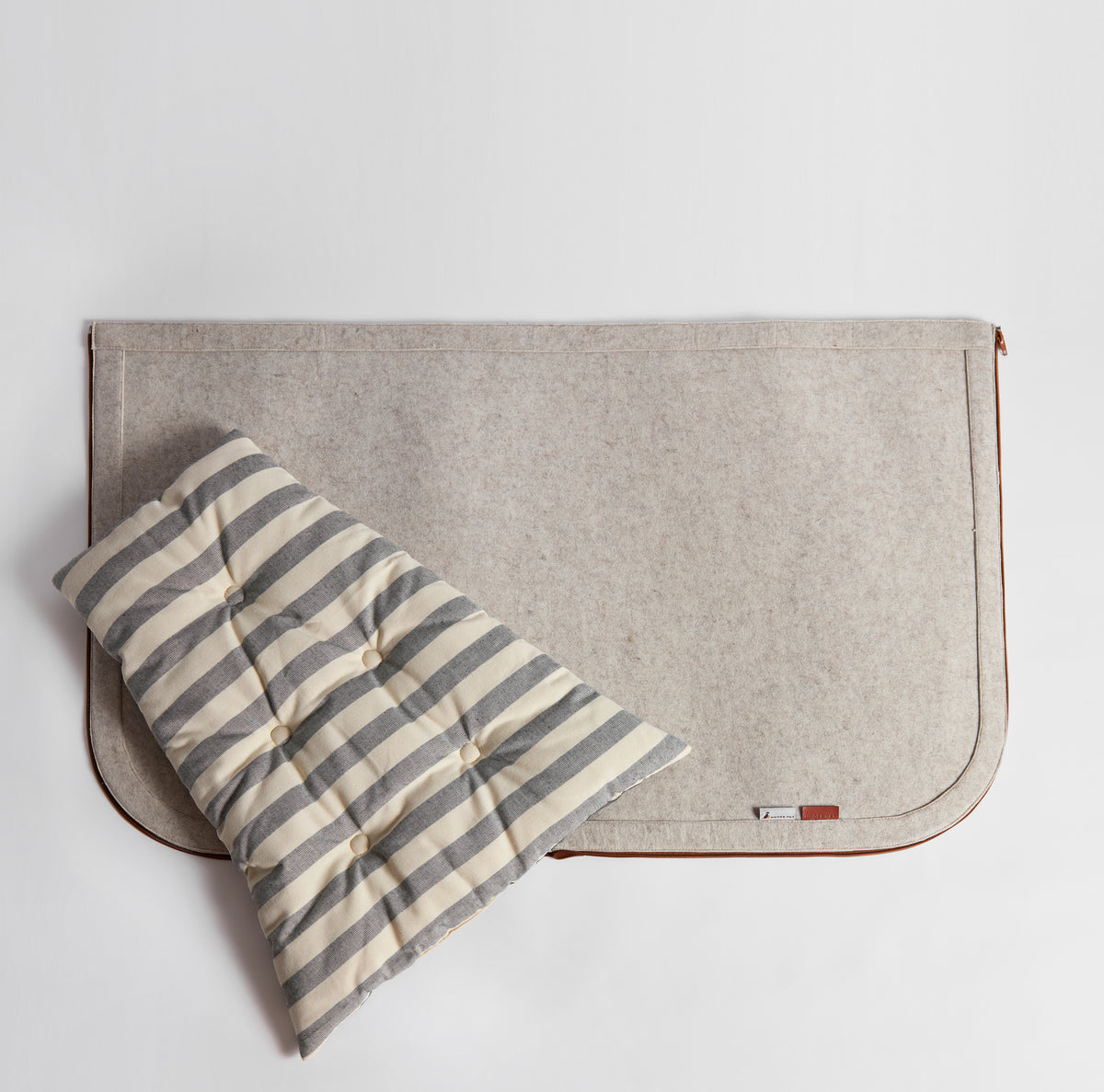 Nooee Pet Nabi Nest unzipped into a flat pet mat with cushion