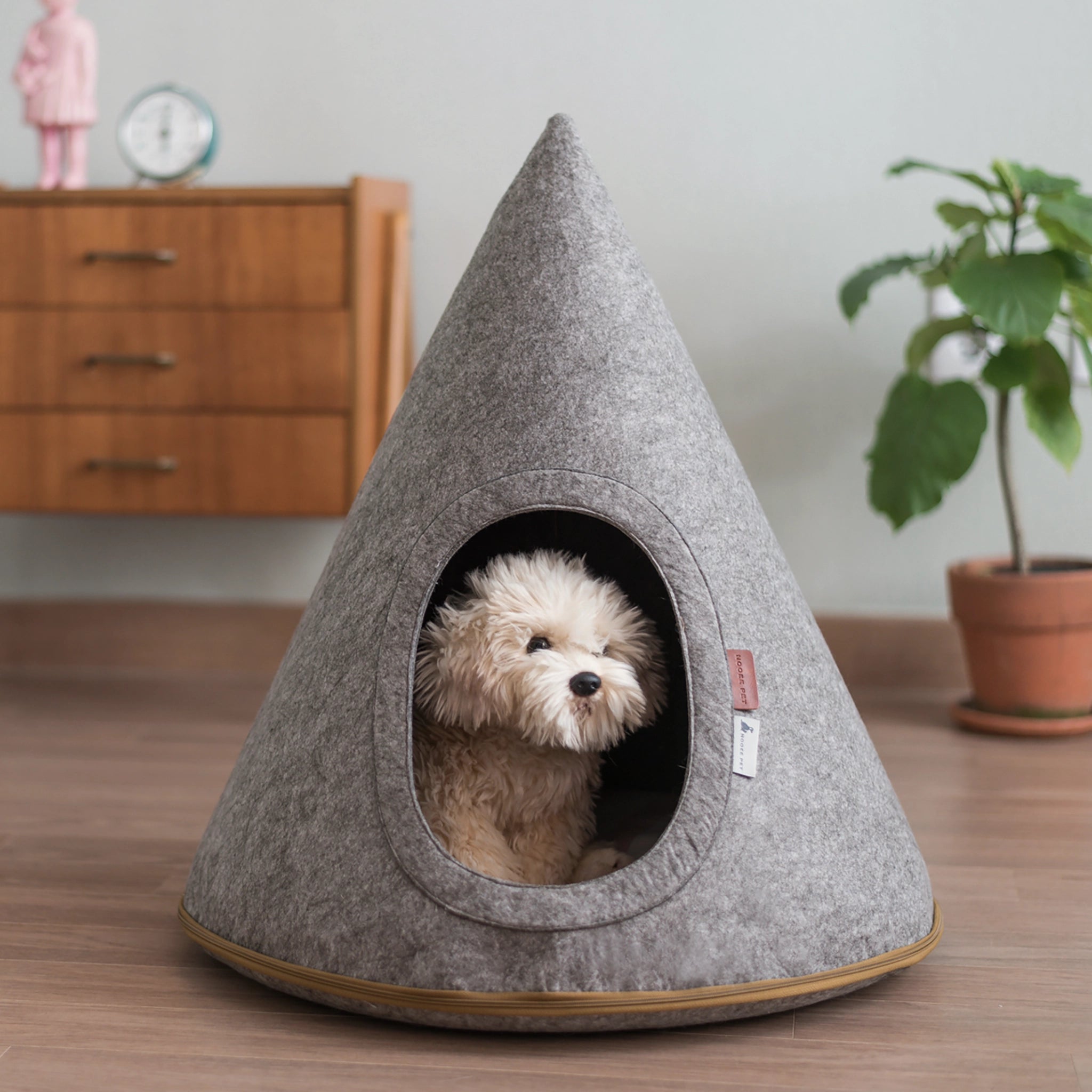 Nooee Pet Cave Toby (S)-Gray