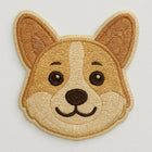 Nooee Pet Dog & Cat Face Patch – Embroidered Self-Adhesive Patch
