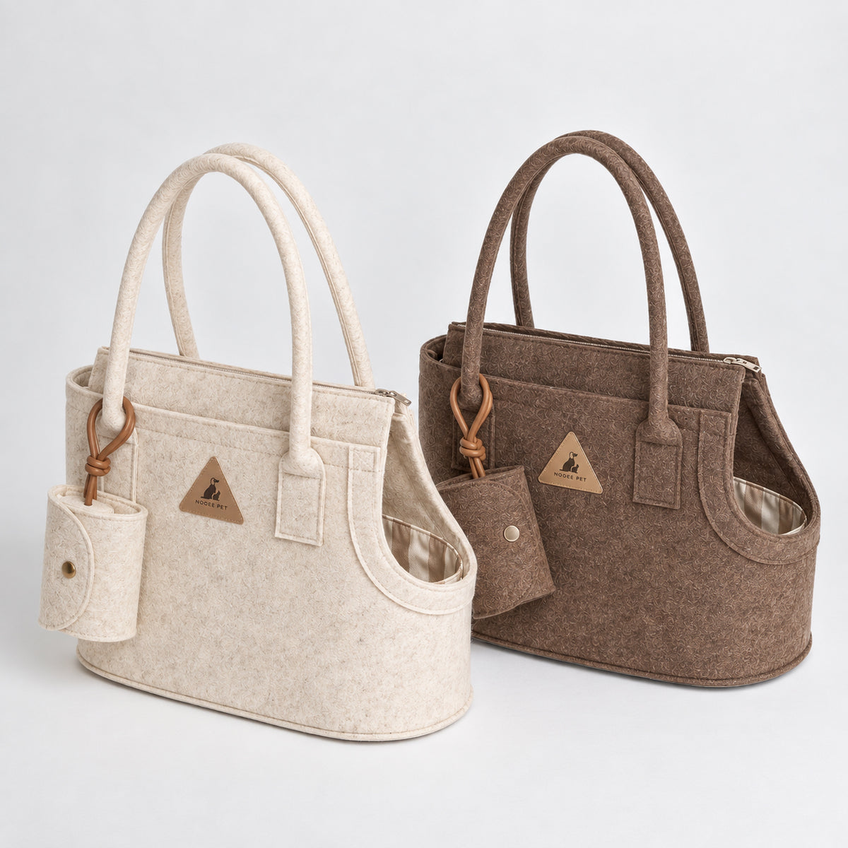 Nooee Pet Ash Carrier – Felt Pet Travel Carrier
