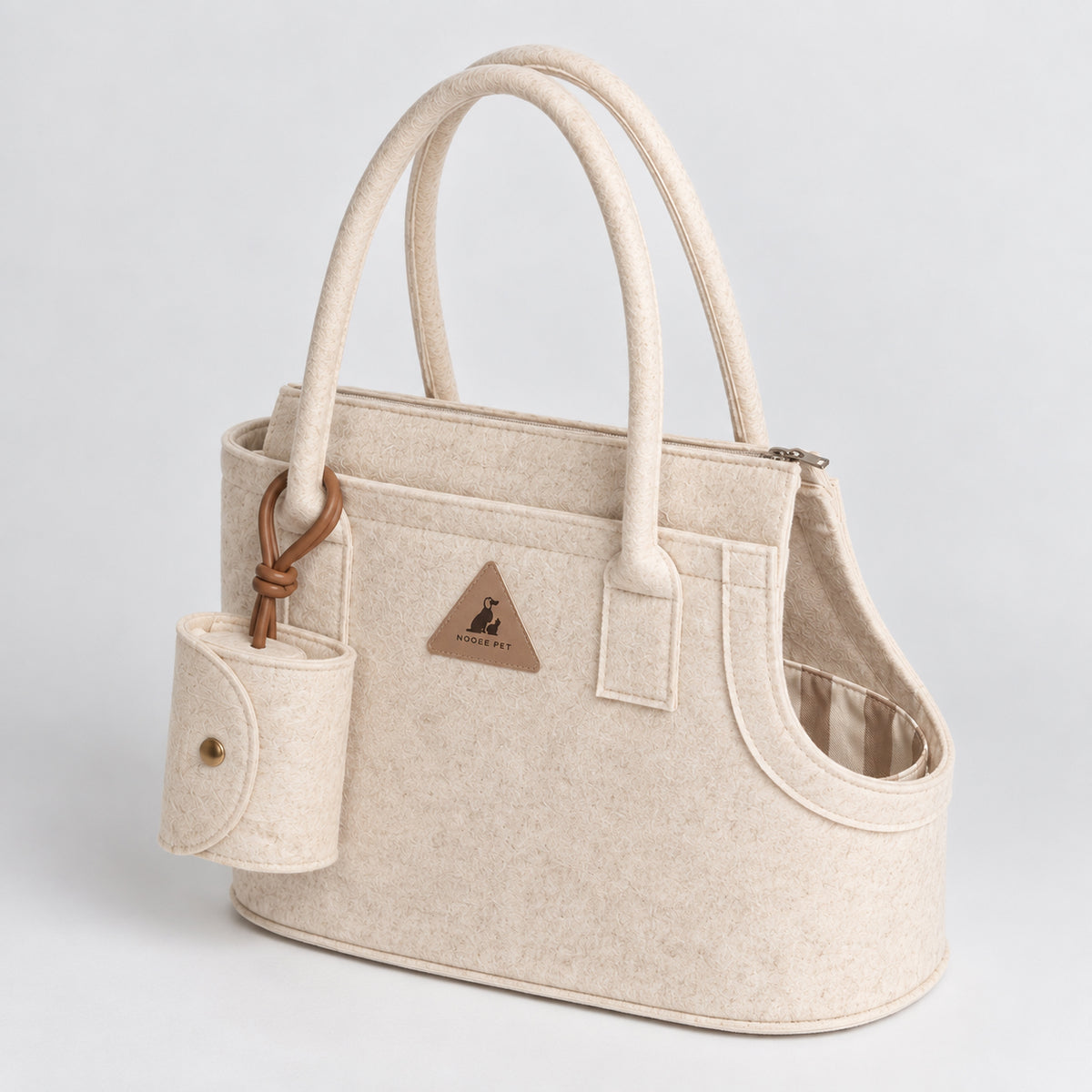 Nooee Pet Ash Carrier – Felt Pet Travel Carrier