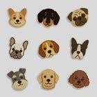 Nooee Pet Dog & Cat Face Patch – Embroidered Self-Adhesive Patch