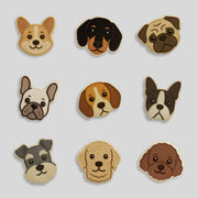Nooee Pet Dog & Cat Face Patch – Embroidered Self-Adhesive Patch