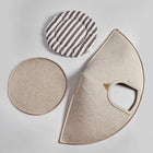 Disassembled Nooee Pet Cave Lucy (M) with removable cushion and panels.