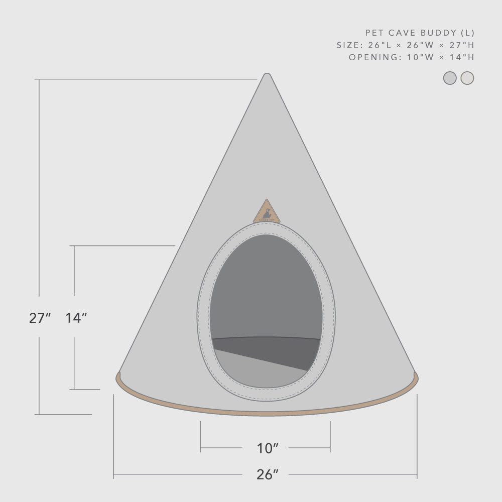 Nooee Pet Cave – Brown