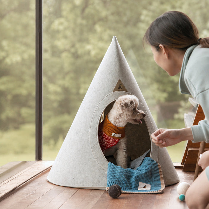 Nooee Pet Cave Toby (S)-Cream