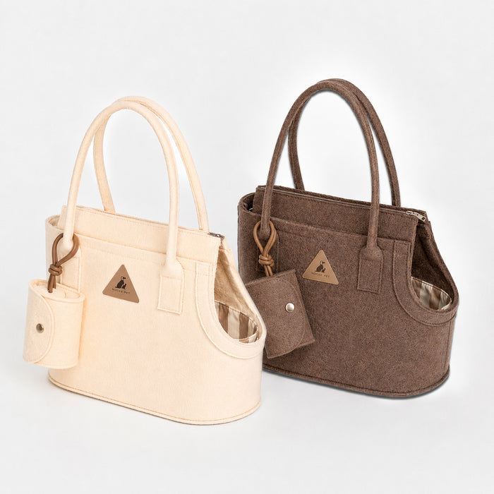 Nooee Pet Ash Carrier – Felt Pet Travel Carrier