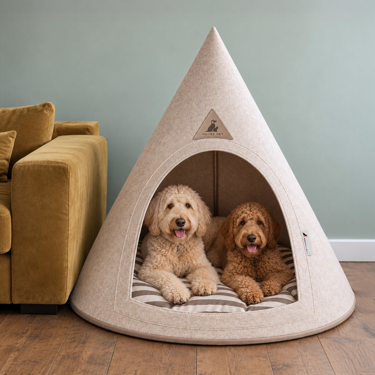 Nooee Pet Cave Cooper (3XL) – Cream